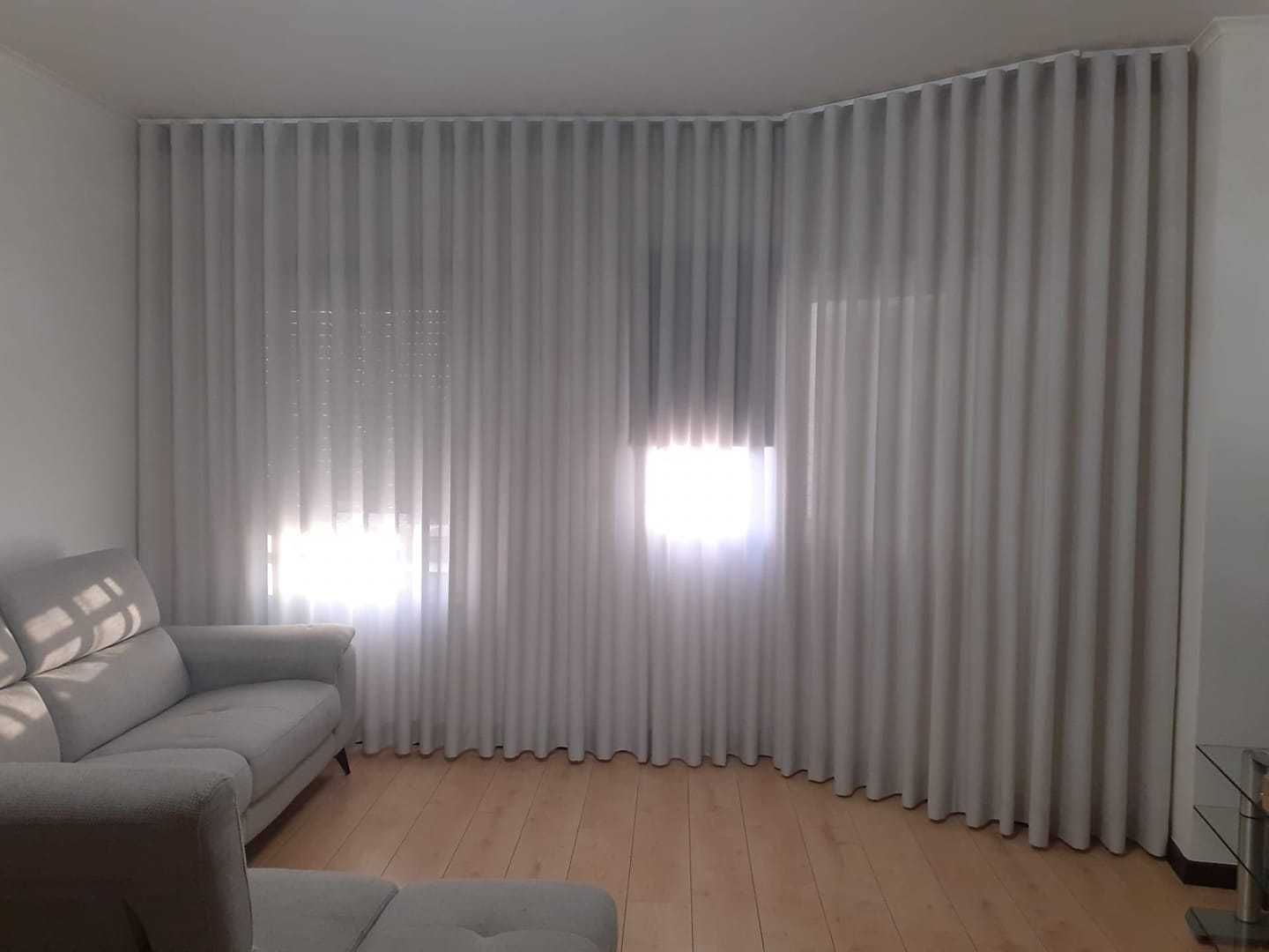 Cortinados- Fazemos e colocamos em todo o País e por medida