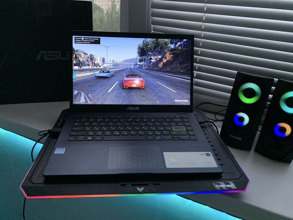 Ноутбук Как Новый! Asus с коробкой+игровые девайсы