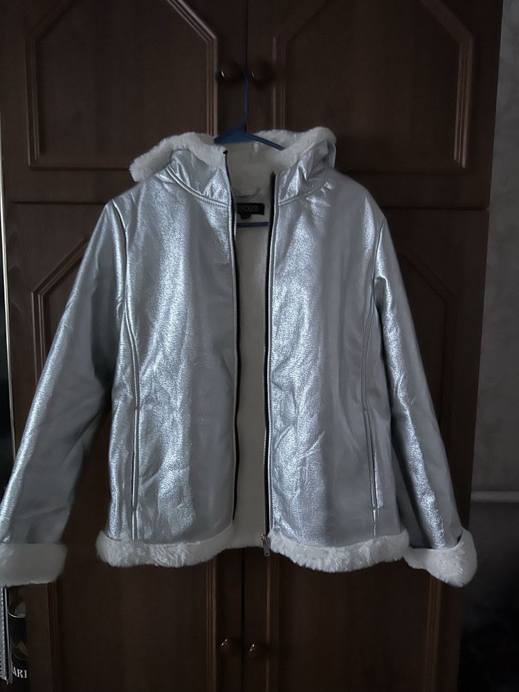 Нова еко шубка р XS 42-44