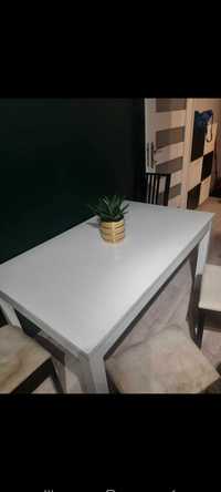 Stół biały rozkładany 120/180x80 cm