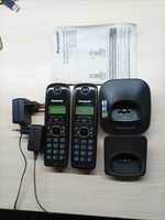 Телефон DECT PANASONIC KX-TG1611UA с двумя трубками.