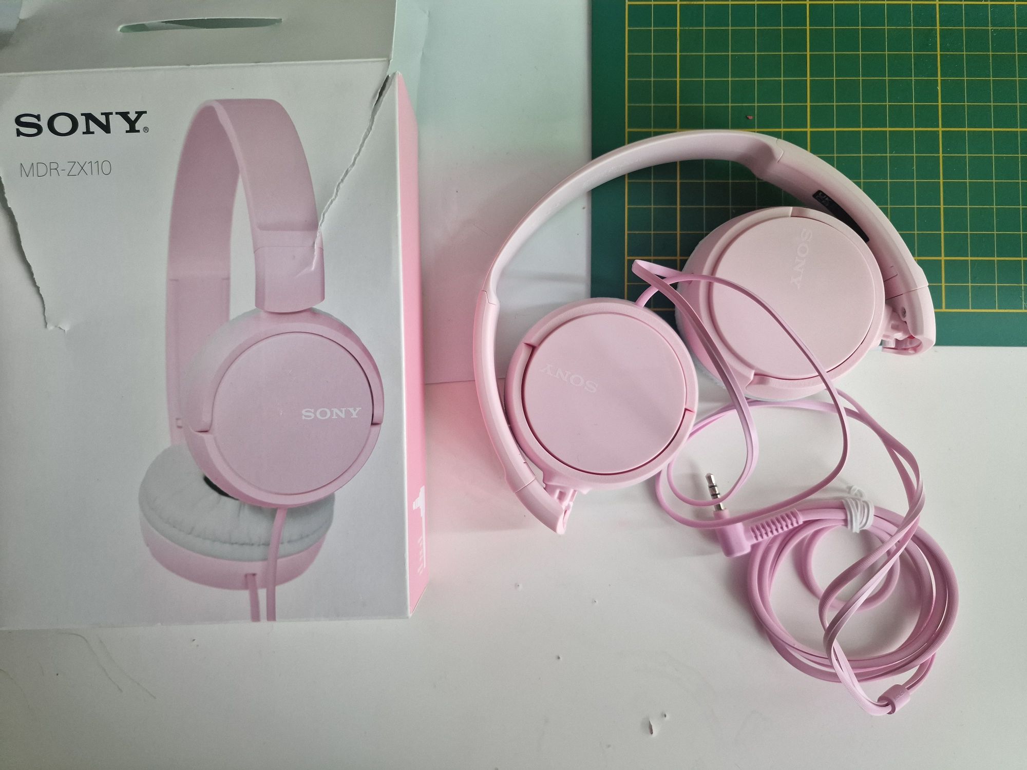 Sluchawki sony różowe Mdr -zx110