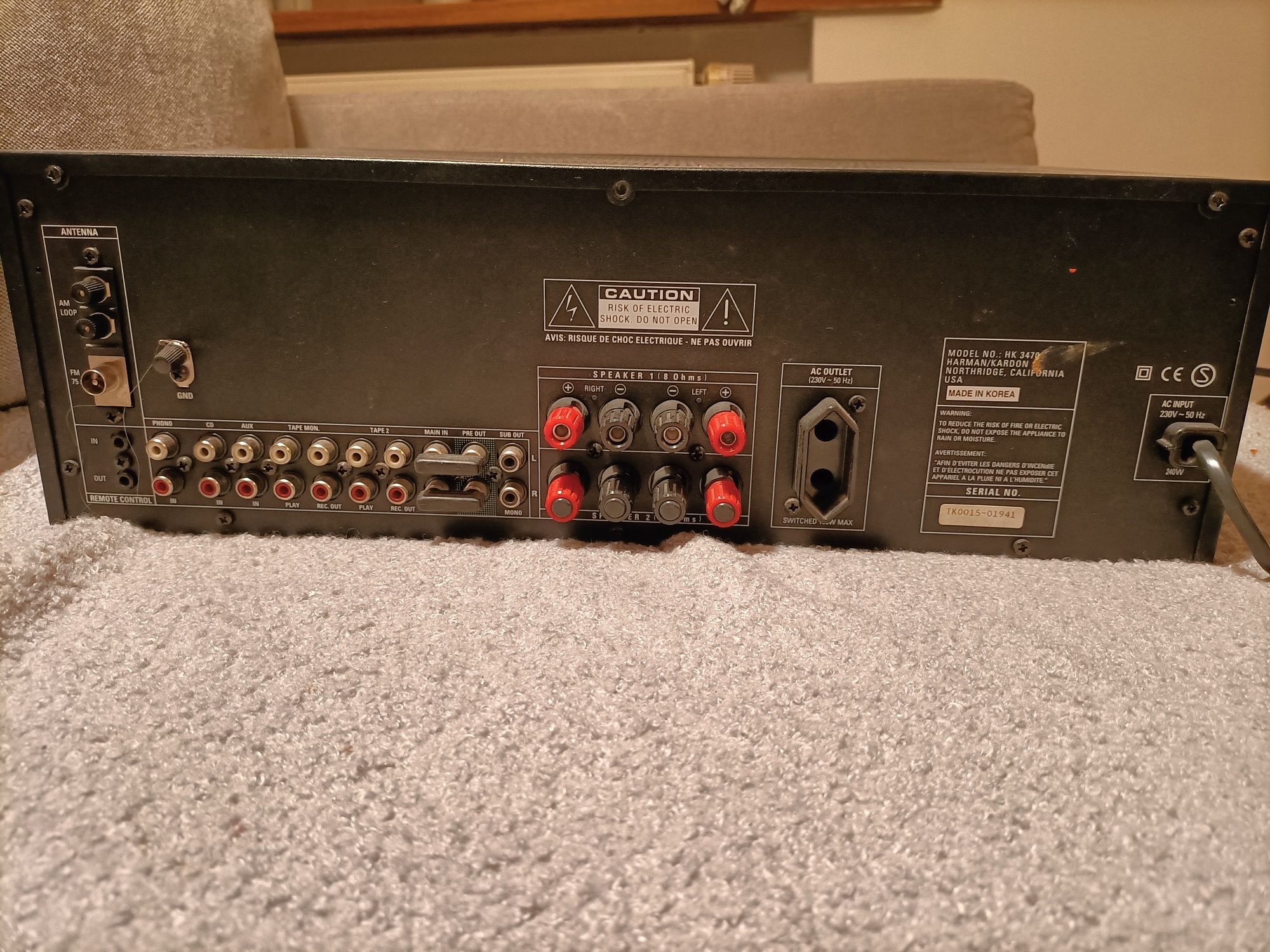 Wzmacniacz Amplituner stereo Harman Kardon HK 3470