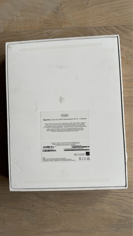 Ipad Pro 12.9 cala 6tej generacji 512GB WiFi+Cellular