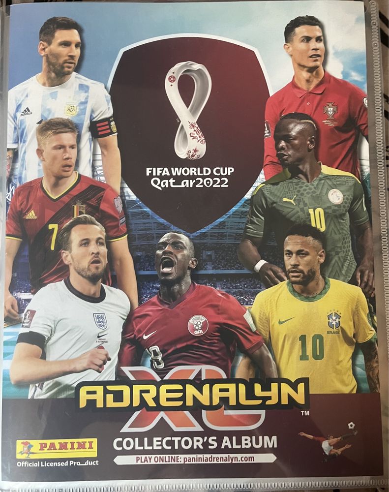 Kompletna kolekcja Qatar Panini 2022 Nordic Edition 45 limited edition