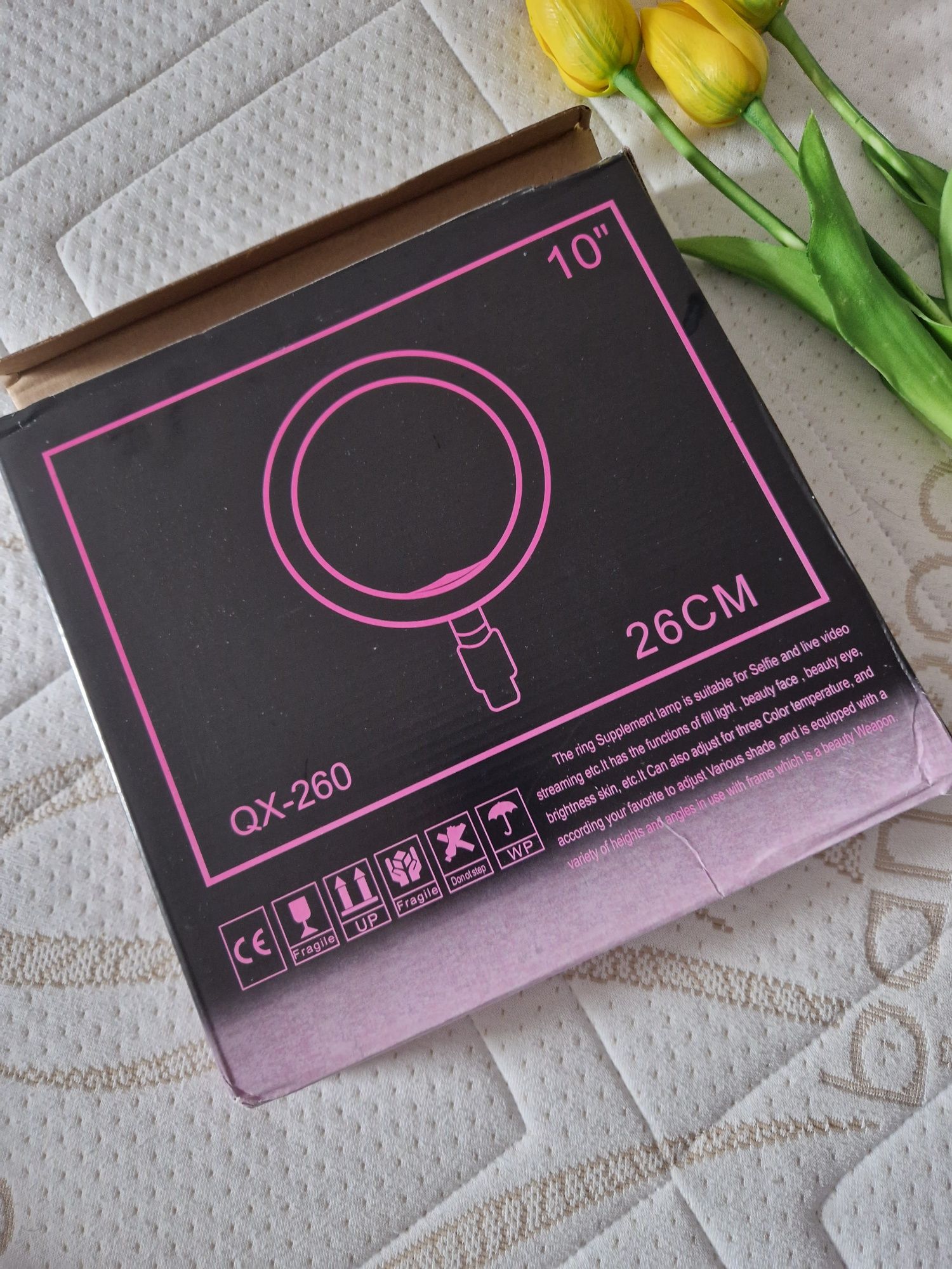 Lampa pierścieniowa led uv usb – idealna do selfie, zdjęć i nagrań
