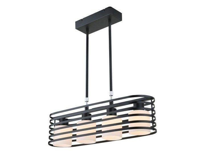 Lampa loft loftowa industrialna metalowa czarna 4 punktowa