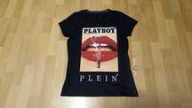 Damska koszulka t-shirt PHILIP PLEIN X PLAYBOY r.M stan idealny