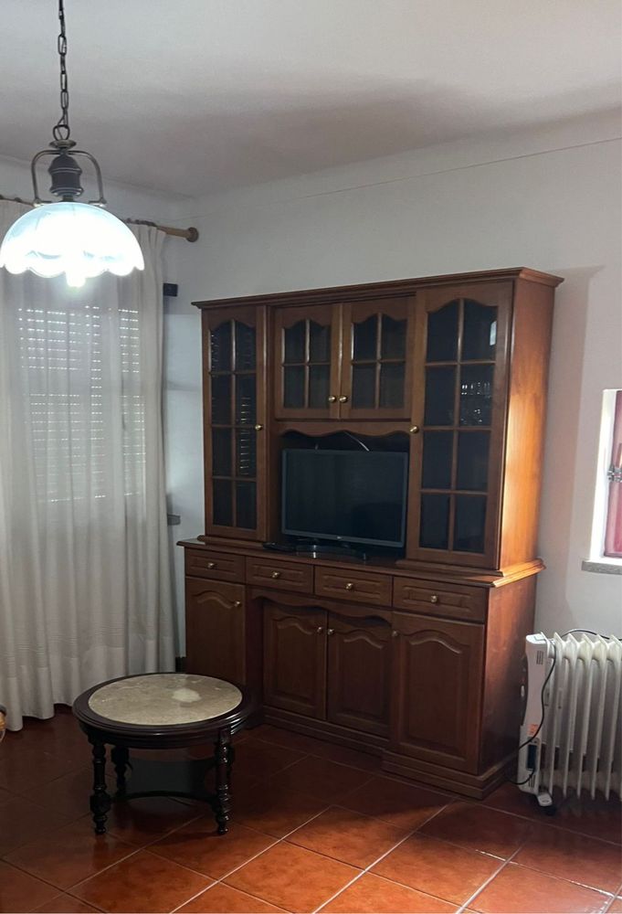 Louceiro madeira (vitrine, cristaleira, consola, aparador) - 2 partes