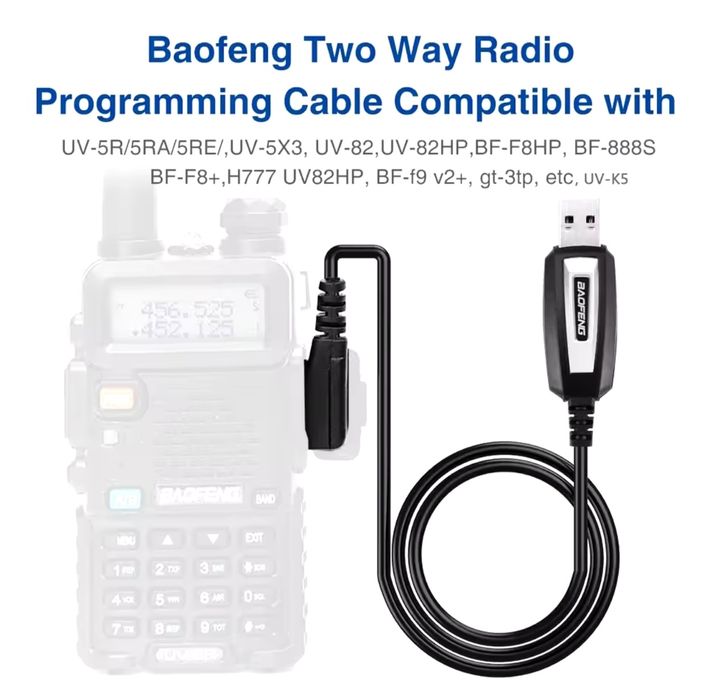 Baofeng кабель usb