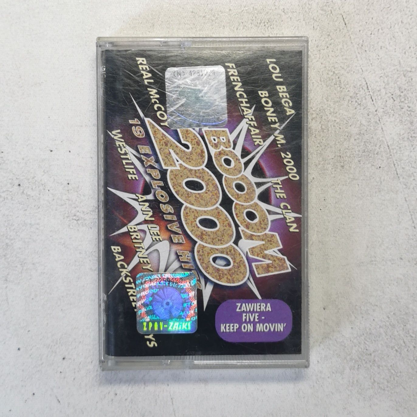 "Booom 2000 - 19 Explosive Hits" kaseta magnetofonowa, składanka