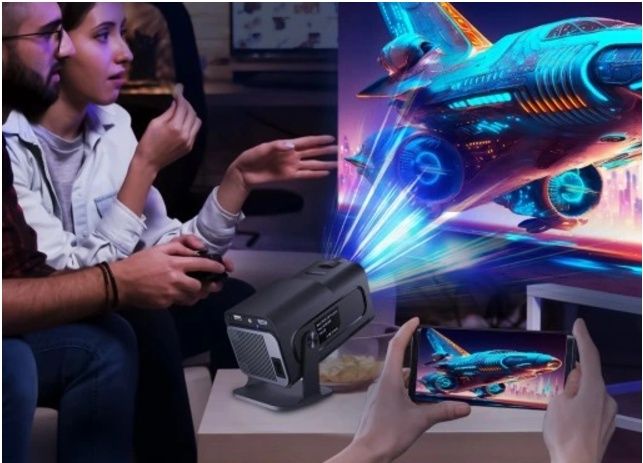 Mini Rzutnik - Projektor HY320 WiFi 4K Hd LED Smart Tv Box