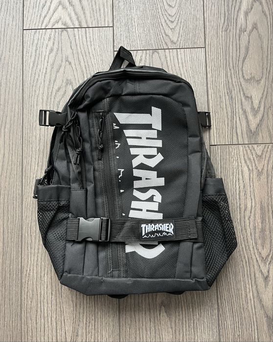 Чорний рюкзак THRASHER