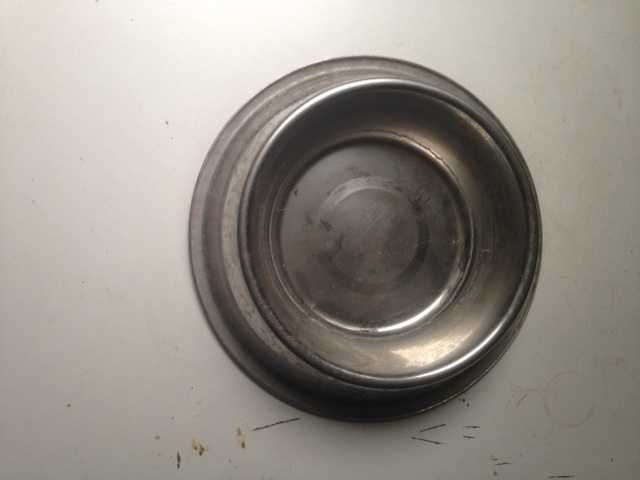 2x Miska dla psa kota stalowa 2 sztuki