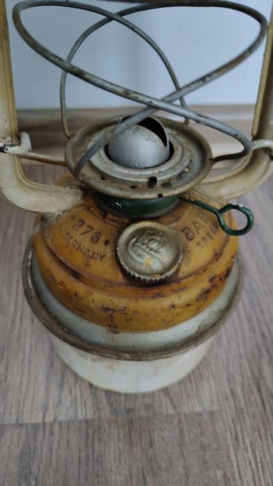 Stara lampa naftowa FeuerHand 276 Baby Specjal duży zbiornik