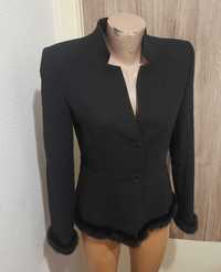 Zara, Cos женский пиджак с мехом натуральным Шиншила
