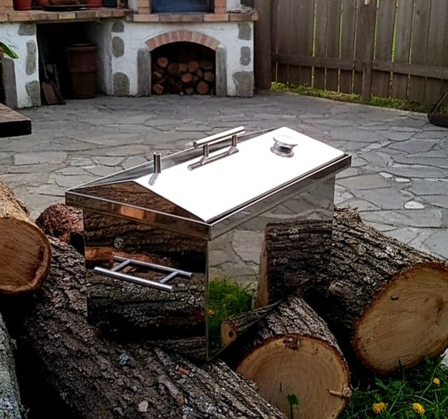 Коптильня з нержавіючої сталі Коптильня нержавейка Коптильня нерж