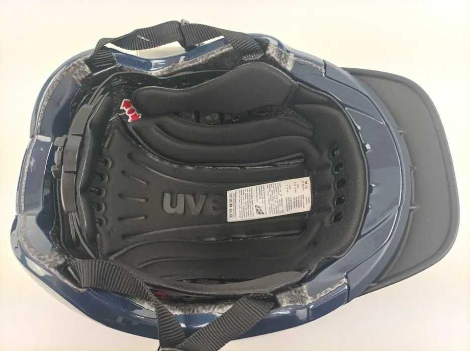 UVEX elexion pro Kask jeździecki unisex granat M-L