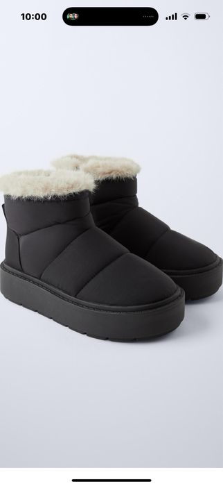 Зимові круті ботінки на мєху фірми Zara розмір 29 нові