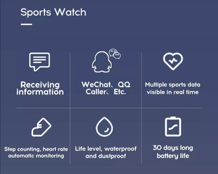 Smart bracelet D20 Pro Y68