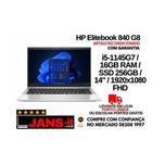 HP Elitebook 840 G8 | i5-1145G7 | 16GB | SSD 256GB | Iris Xe Graphics