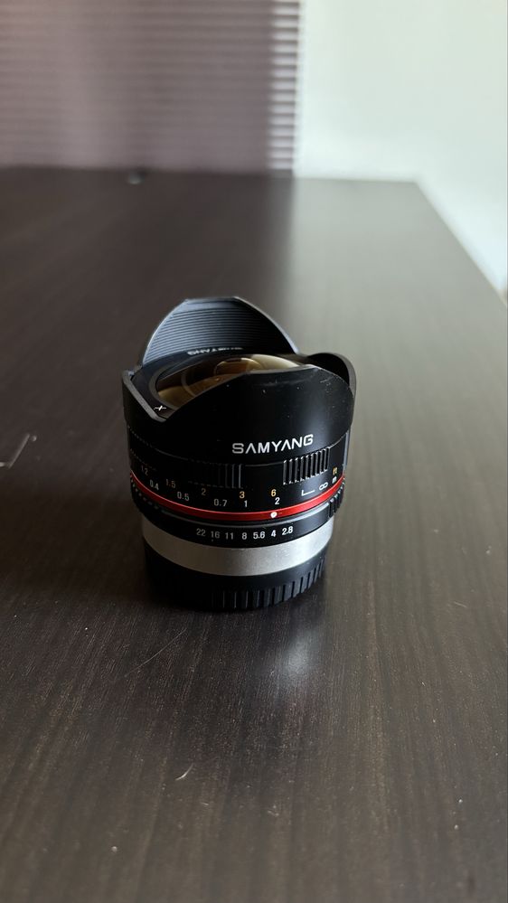 Samyang 8mm f2.8 Fish-Eye Lens - Fuji X Mount