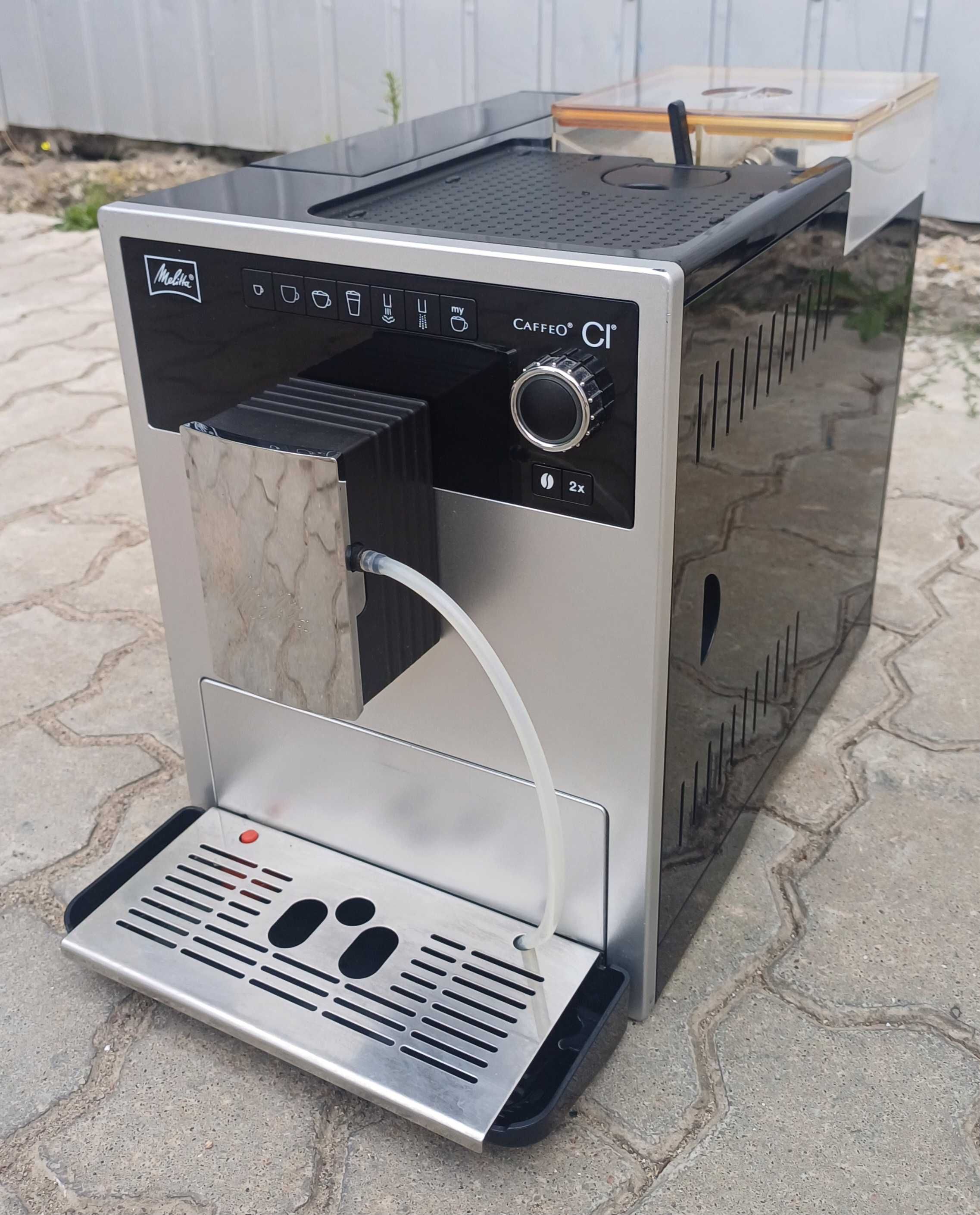 Кавомашина кавоварка Меліта Melitta Caffeo CI Silver срібна вживана бв