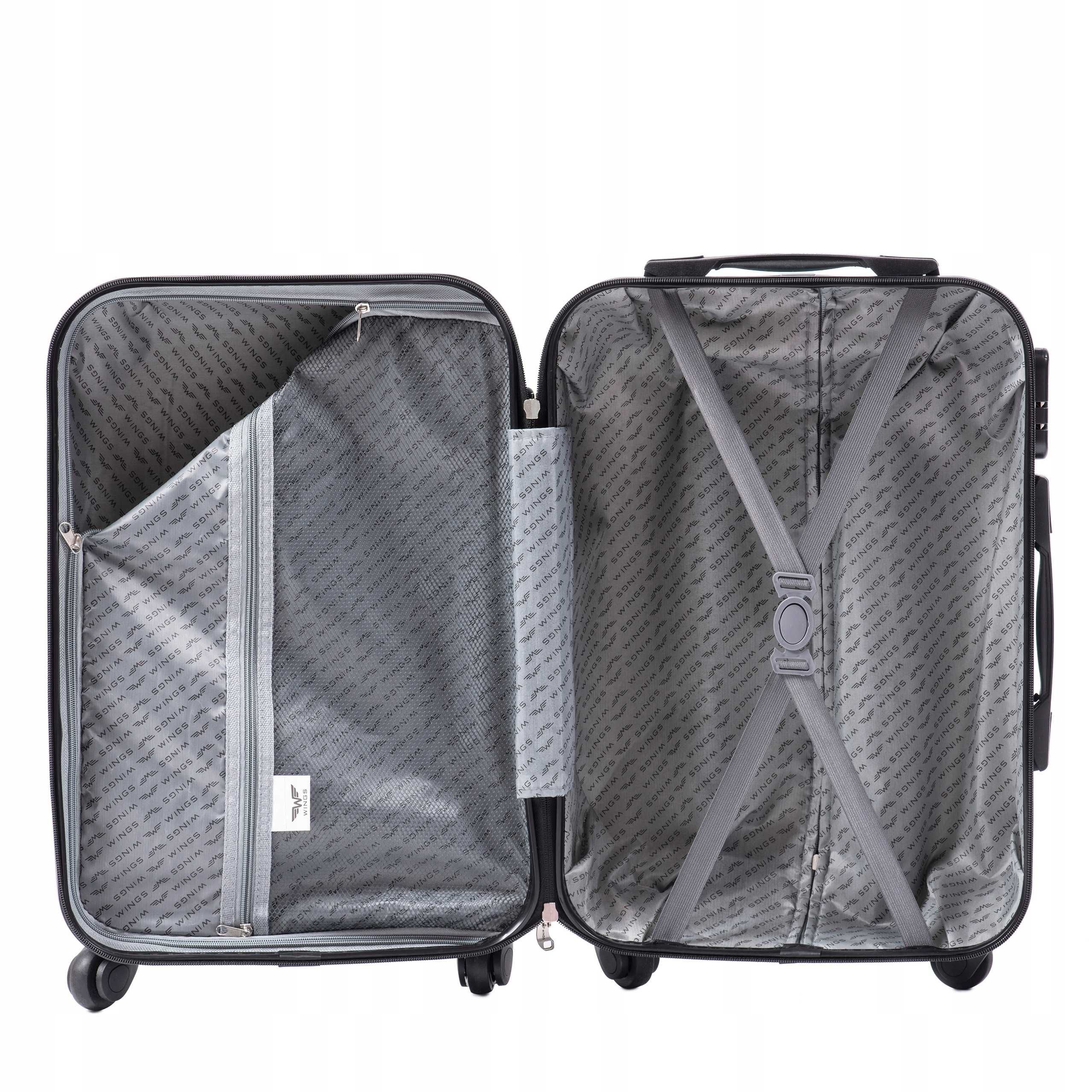 WINGS Walizka Dziecięca XS 28L Kabinowa Twarda 18'' 4 Kółka Samochód