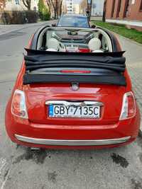 Fiat 500 Bardzo zadbany! Cabrio,klima, Super nagłośnienie. Tylko 78 tysięcy km!