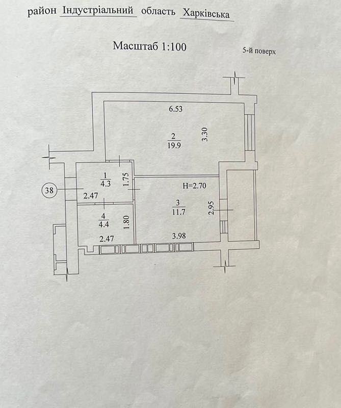 Продам 1 комнатную квартиру Мира 2