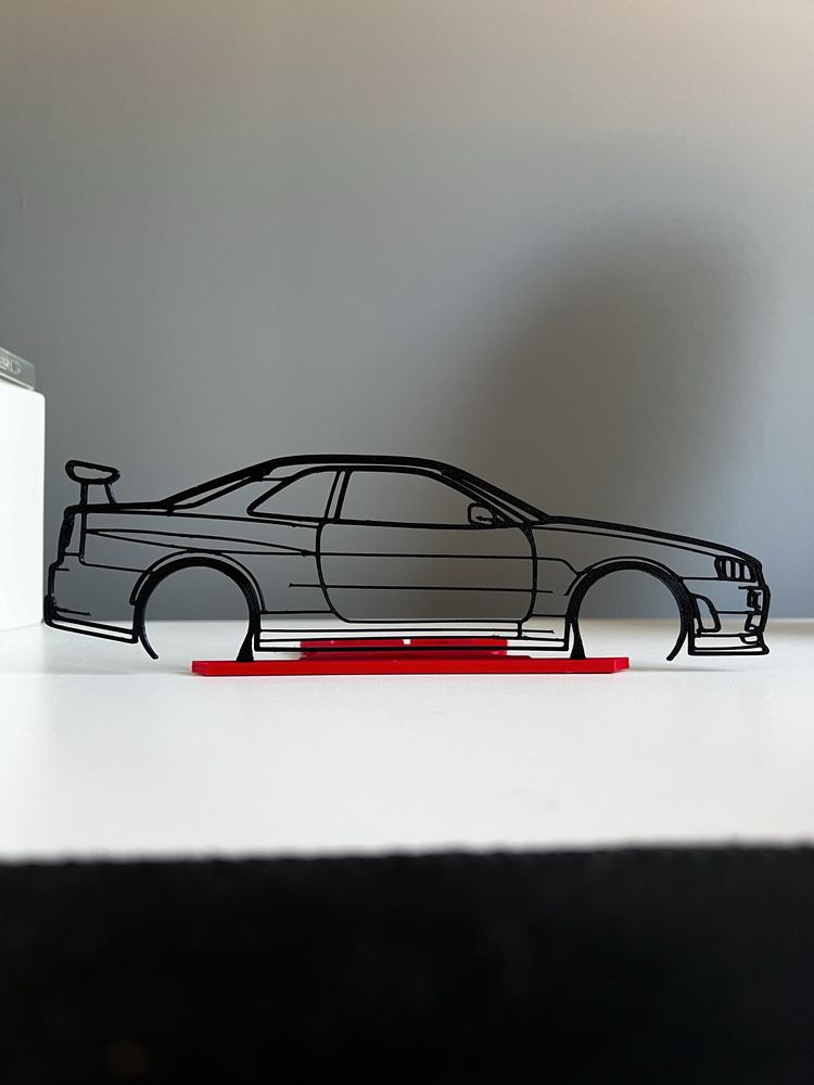 Silhueta Nissan Skyline GTR