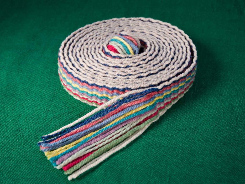 Wełniana krajka słowiańska / wikińska