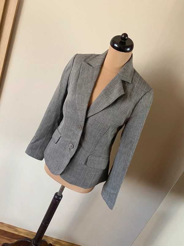 40 42 hm h&m zakiet blazer marynarka narzurka braz basic   capsule