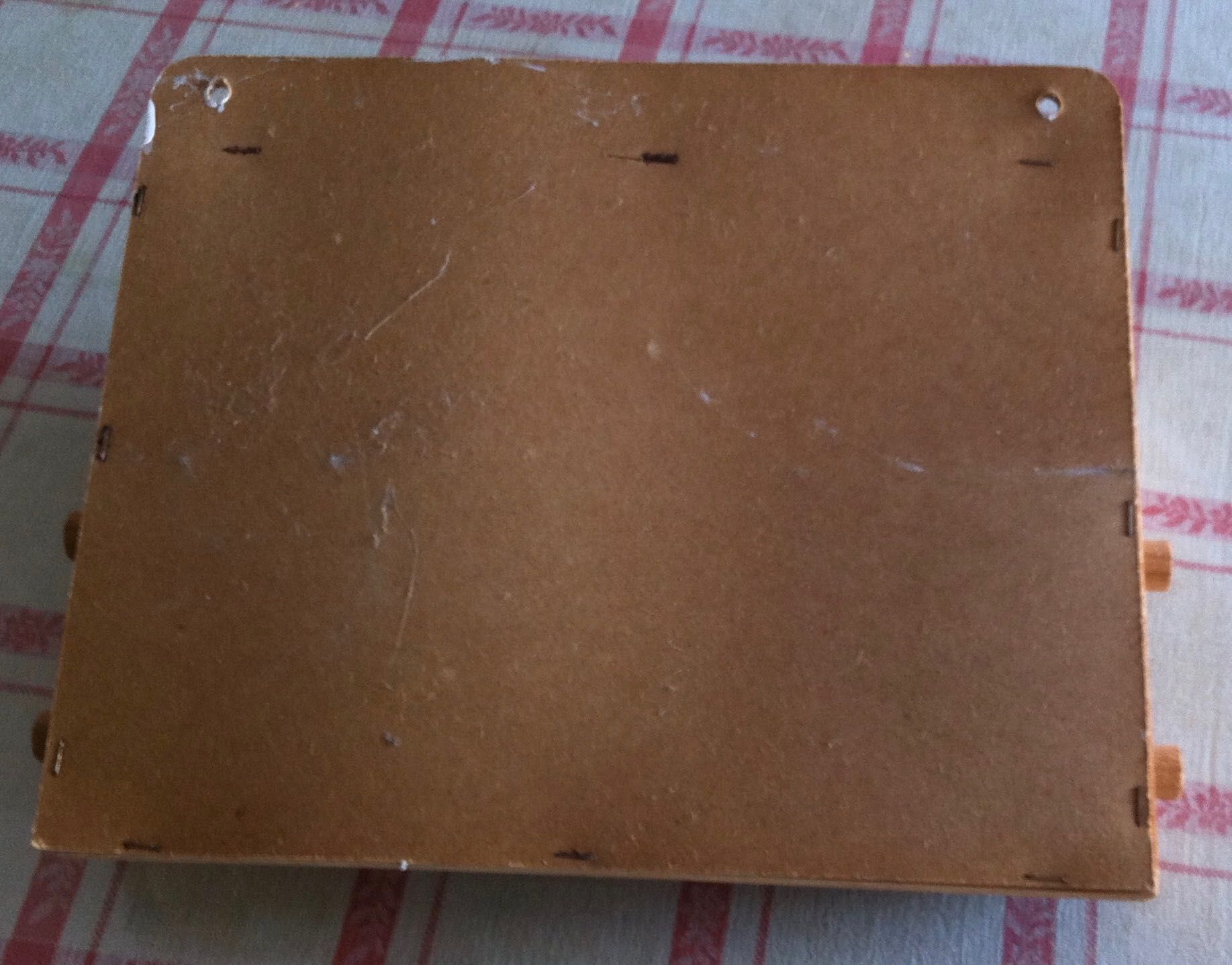 organizador de papel de cozinha em madeira