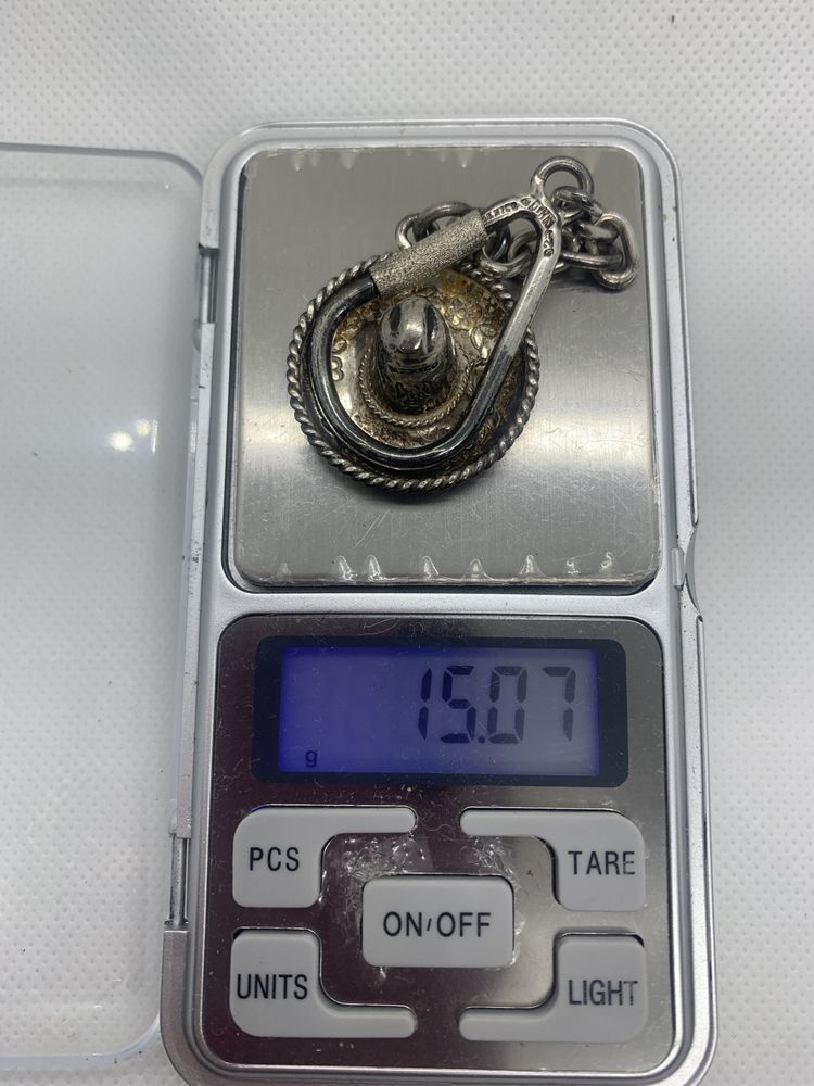 Брелок серебро 925