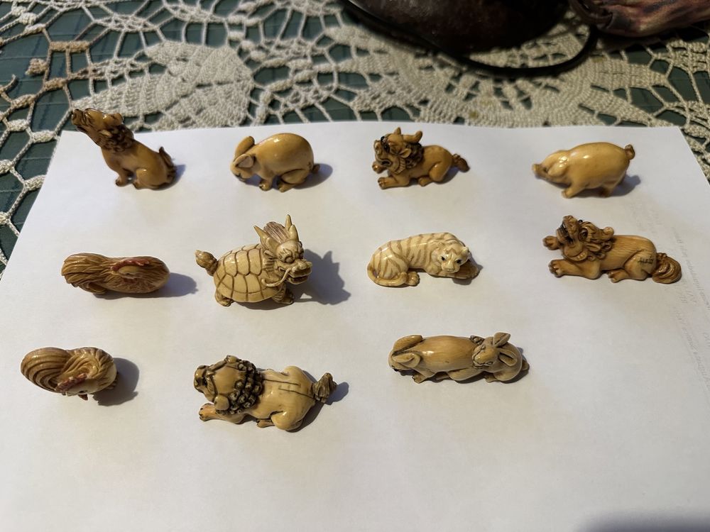 Netsuke - esculturas japonesas periodo Meiji (sec. XIX)