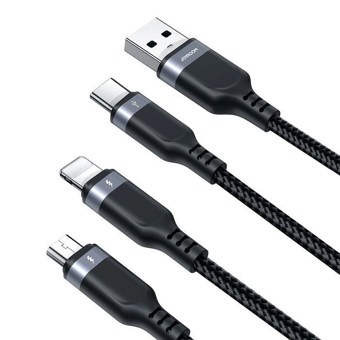 Kabel 3w1 Joyroom Multi-Use Series Lightning USB-C micro USB 30 cm