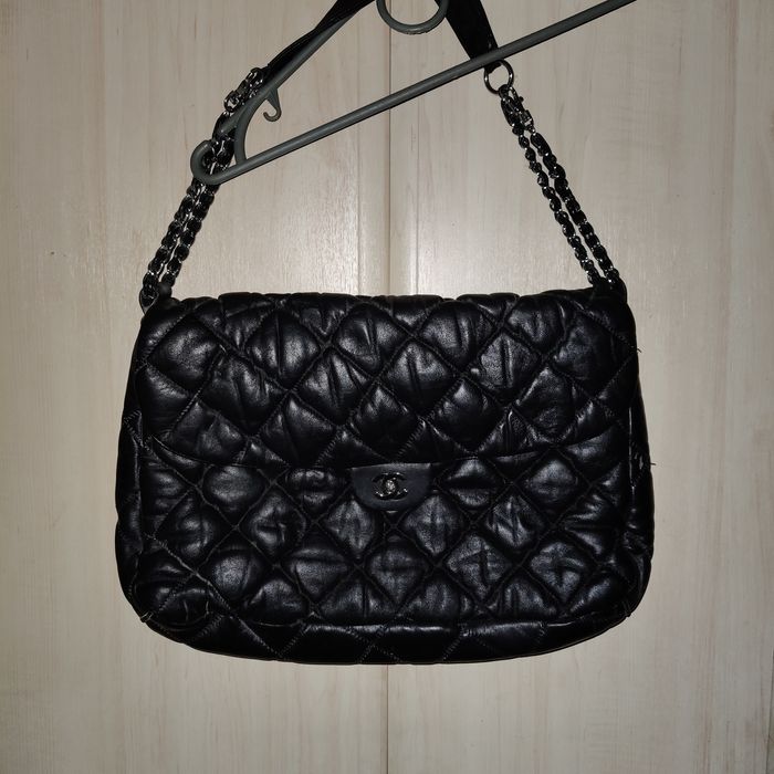 Винтажная стёганая кожаная сумка Chanel Classic Double Flap