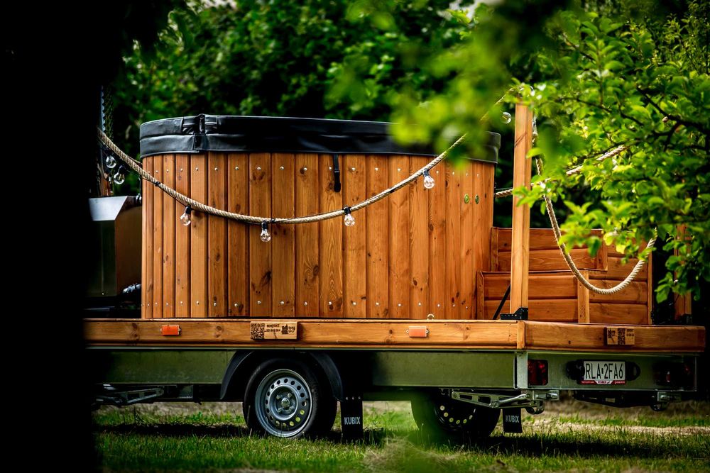 Mobilna bania, balia, jacuzzi,Gorące Spa na wynajem z dowozem! BaniaGo
