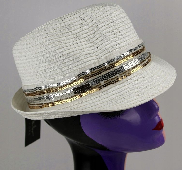 $42 NICOLE MILLER New York Kapelusz Damski 56-58cm