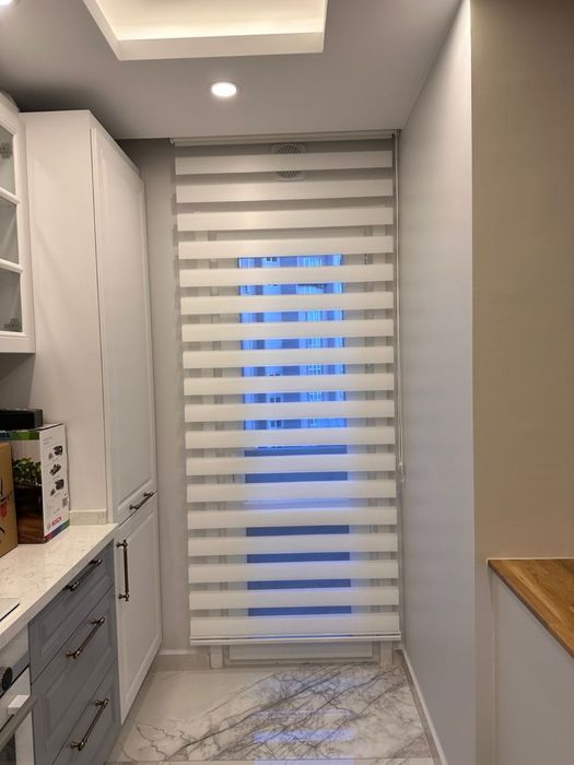 Тканевые ролеты день ночь в Киеве