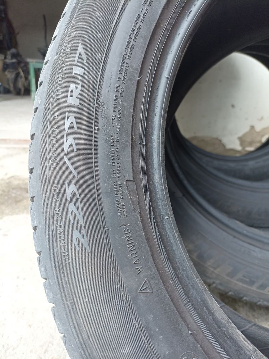 Komplet opon letnich Michelin 225/55/17