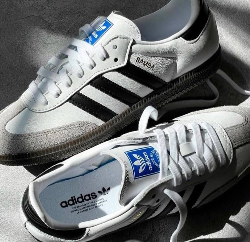 Самби Адідас Жіночі, Білі кросівки Samba Og, Samba Adidas