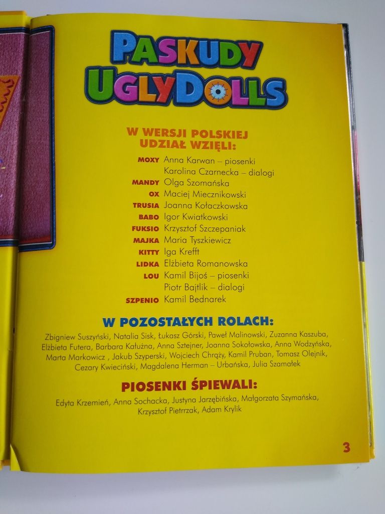 Paskudy Uglydolls CD DVD z książeczką