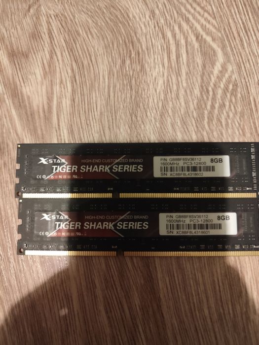 Pamięć ram do komputera 2x8GB