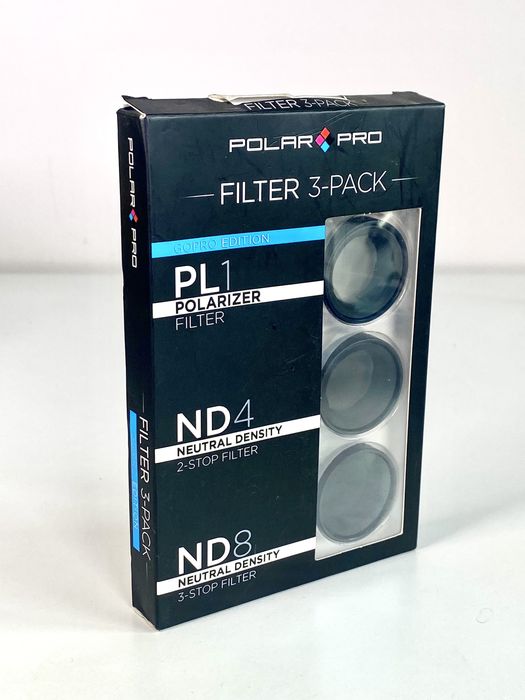 Zestaw filtrów PolarPro PL1 ND4 ND8 do GoPro