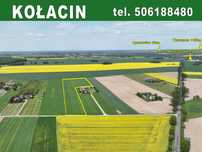 Na sprzedaż działka rolno-siedliskowa 2,4 ha – Kołacin, gm. Dmosin!