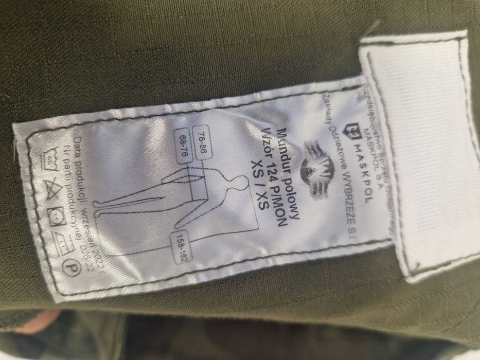 Mundur polowy zimowy wzór 124 XS/XS