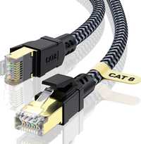 Kabel Ethernet CABNEER Cat 8 4M, szybki gigabitowy
