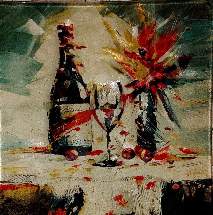 Картины тарелки из стеклокерамики 285х285мм